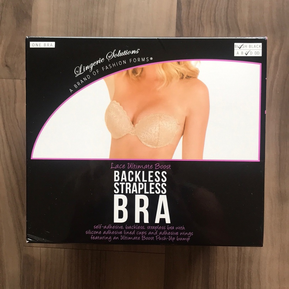 Backless, strapless bra -NEW